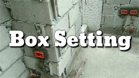 how to secure electrical box in brick|mounting electrical boxes on concrete.